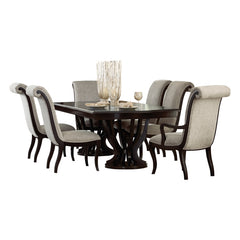 Savion Espresso 7pc Dining Set - Ornate Home