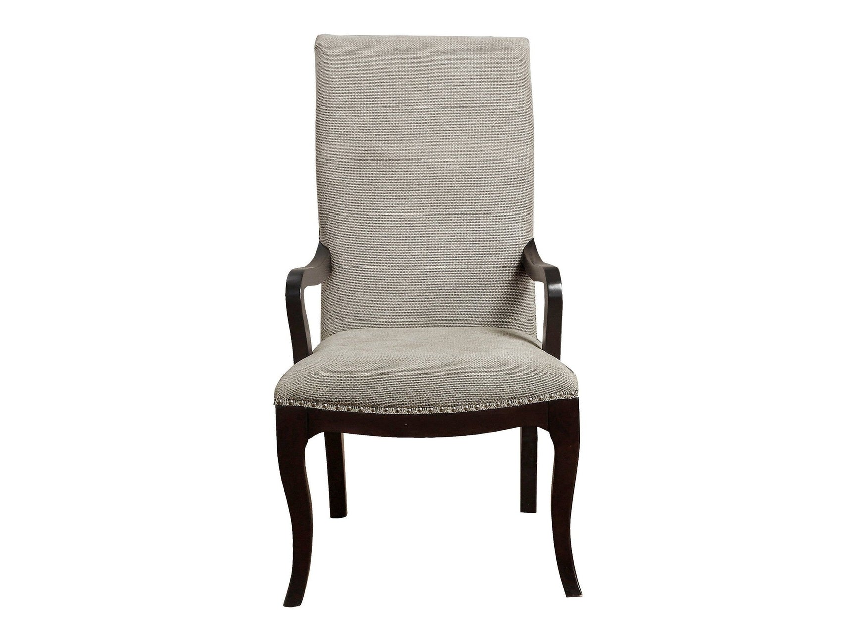Savion Espresso/Natural Dining Arm Chair - Ornate Home