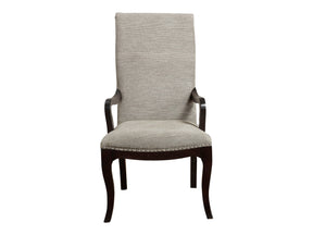 Savion Espresso/Natural Dining Arm Chair - Ornate Home