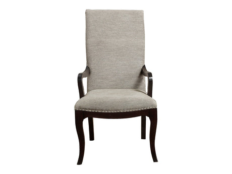 Savion Espresso/Natural Dining Arm Chair - Ornate Home