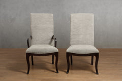 Savion Espresso/Natural Dining Arm Chair - Ornate Home