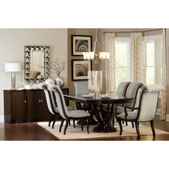 Savion Espresso/Natural Dining Arm Chair - Ornate Home