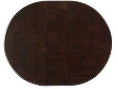 Savion Espresso Round / Oval Dining Table - Ornate Home