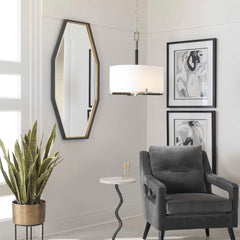 Savion Gold Octagon Mirror - Ornate Home