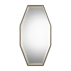 Savion Gold Octagon Mirror - Ornate Home