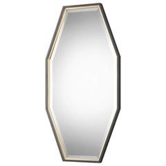 Savion Gold Octagon Mirror - Ornate Home