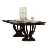 Savion Neutral/Espresso 5-piece Rectangular Table Dinig Table Set - Ornate Home