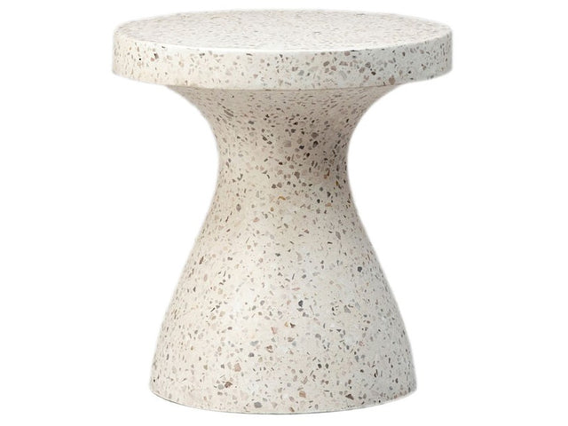 Savitri Off White Outdoor Side Table - Ornate Home