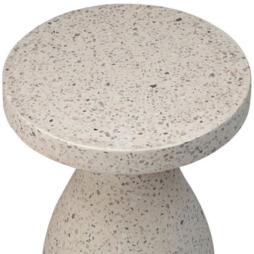 Savitri Off White Outdoor Side Table - Ornate Home