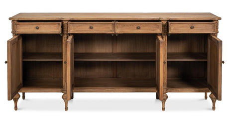 Savoir Du Bois Natural Sideboard - Ornate Home
