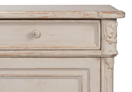 Savoir Du Bois White Sideboard - Ornate Home
