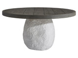 Savona Textured Quarry/Weathered Teak Outdoor Dining Table - Ornate Home