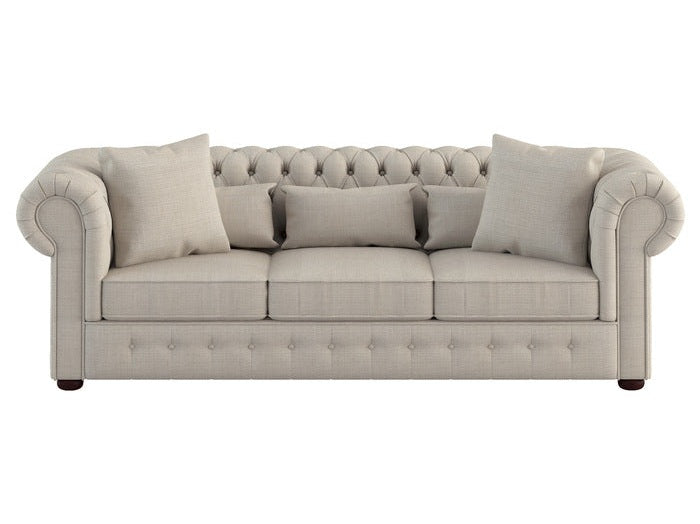 Savonburg Beige Sofa w/ 5 pillows - Ornate Home