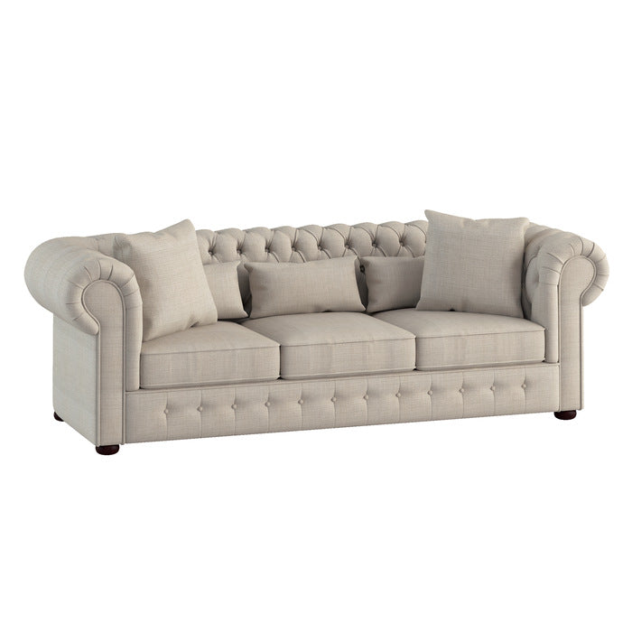 Savonburg Beige Sofa w/ 5 pillows - Ornate Home