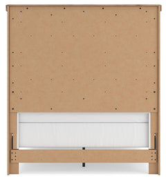 Savonport White/Brown Full Panel Bed - Ornate Home