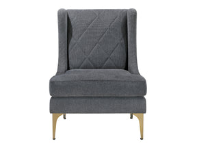 Savoy Dark Gray Accent Chair - Ornate Home