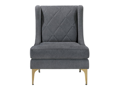 Savoy Dark Gray Accent Chair - Ornate Home