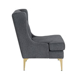 Savoy Dark Gray Accent Chair - Ornate Home