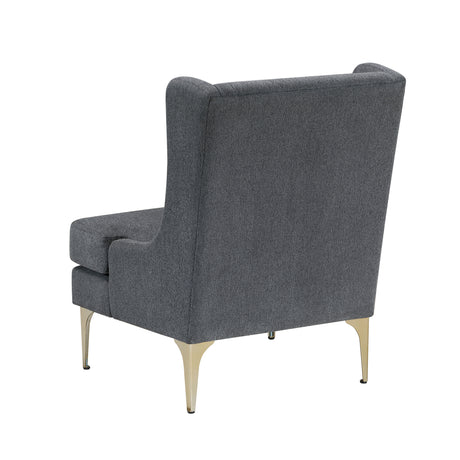 Savoy Dark Gray Accent Chair - Ornate Home