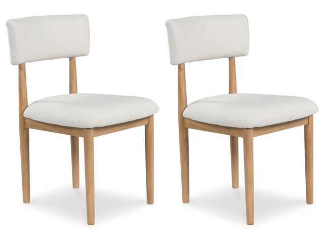 Sawdyn White Dining Chair ( Set of 2) - Ornate Home