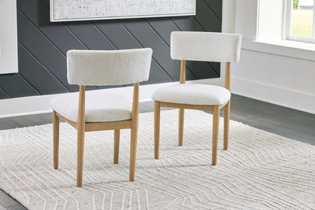 Sawdyn White Dining Chair ( Set of 2) - Ornate Home