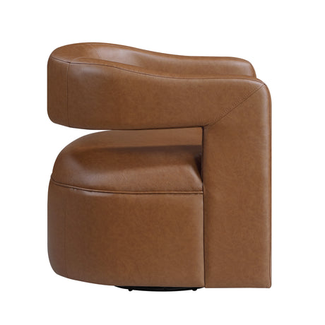 Sawyer Camel Swivel Chair - Ornate Home