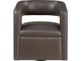 Sawyer Dark Coffee Swivel Chair - Ornate Home