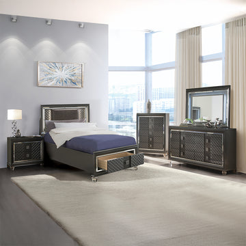 Sawyer Metallic Gray Dresser - Ornate Home