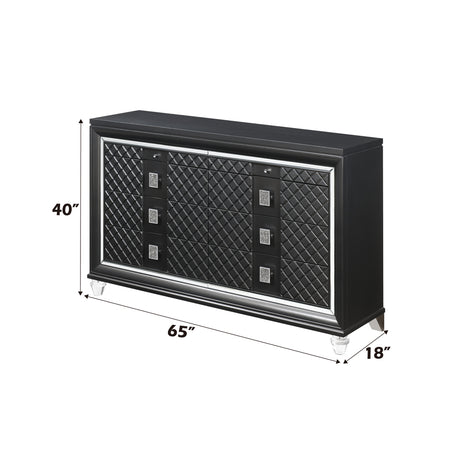 Sawyer Metallic Gray Dresser - Ornate Home