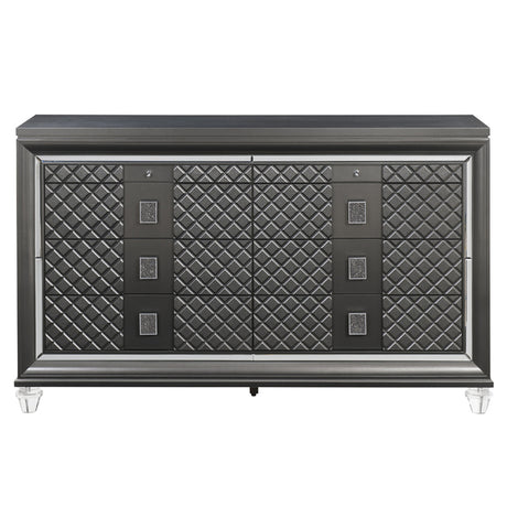Sawyer Metallic Gray Dresser - Ornate Home