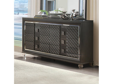 Sawyer Metallic Gray Dresser - Ornate Home