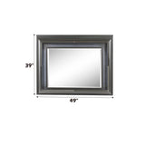 Sawyer Metallic Gray Mirror (LED) - Ornate Home
