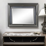 Sawyer Metallic Gray Mirror (LED) - Ornate Home
