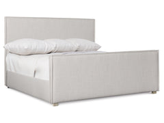 Sawyer White/Cream California King Panel Bed - Ornate Home