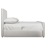Sawyer White/Cream California King Panel Bed - Ornate Home