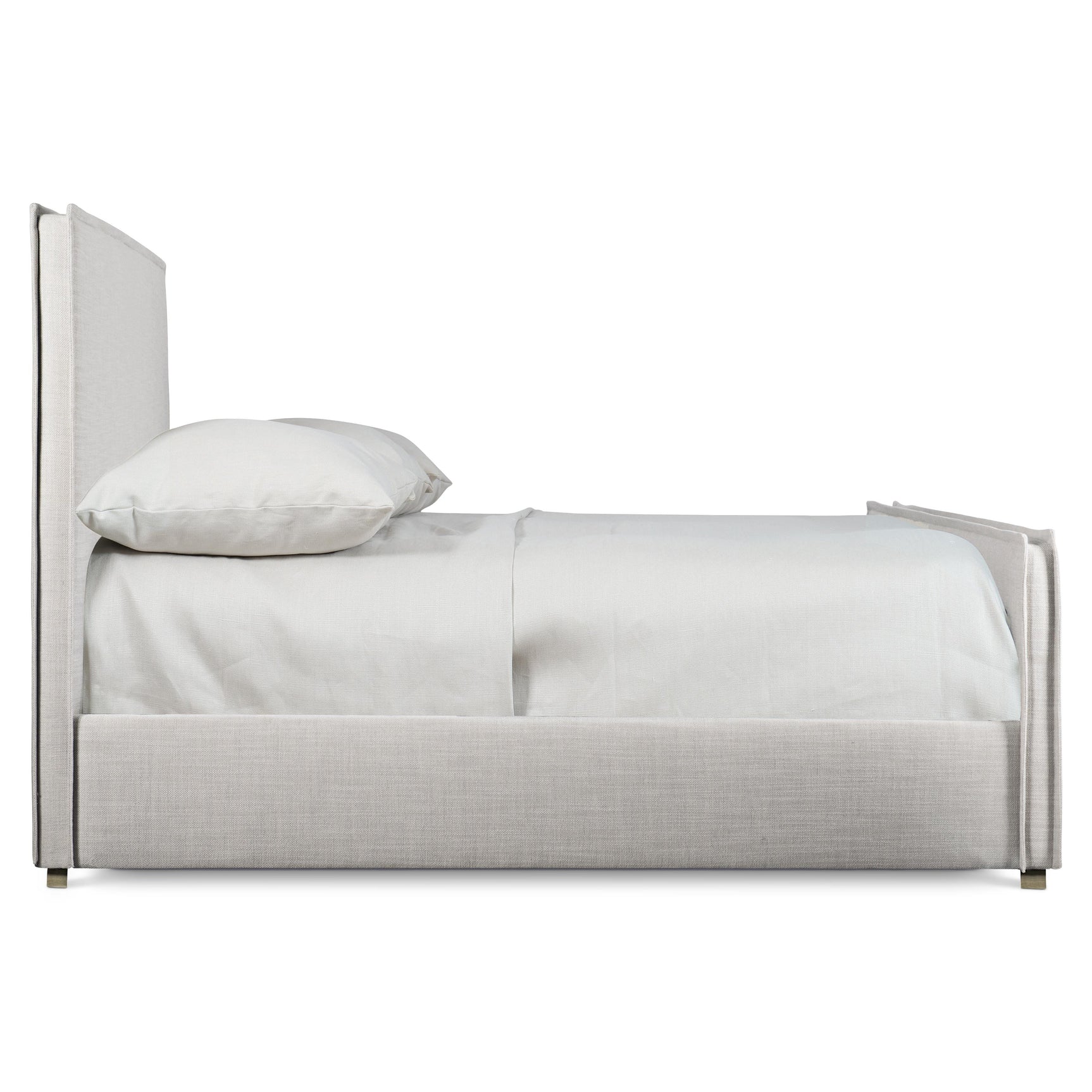 Sawyer White/Cream California King Panel Bed - Ornate Home