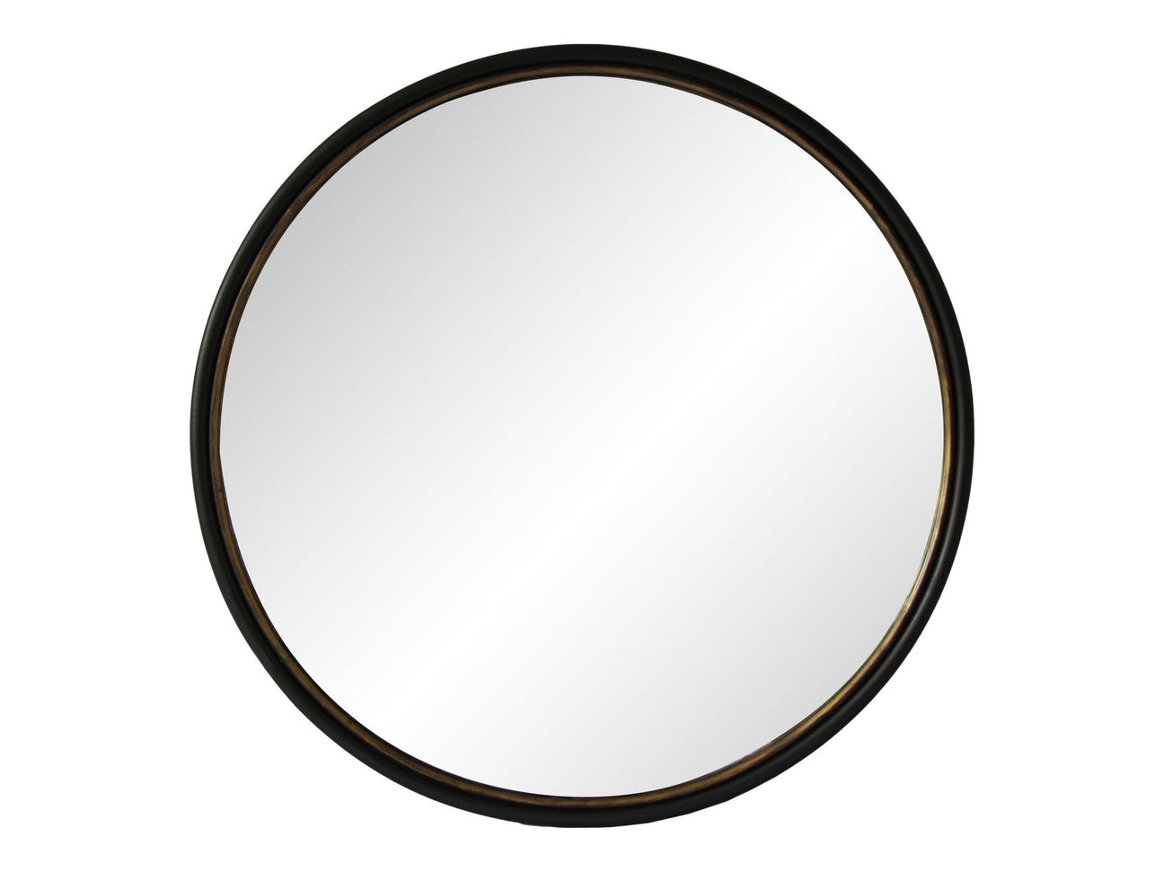Sax Black Round Mirror - Ornate Home