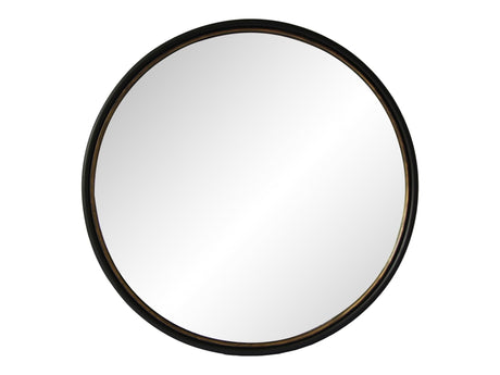 Sax Black Round Mirror - Ornate Home