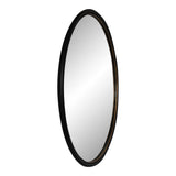 Sax Black Round Mirror - Ornate Home