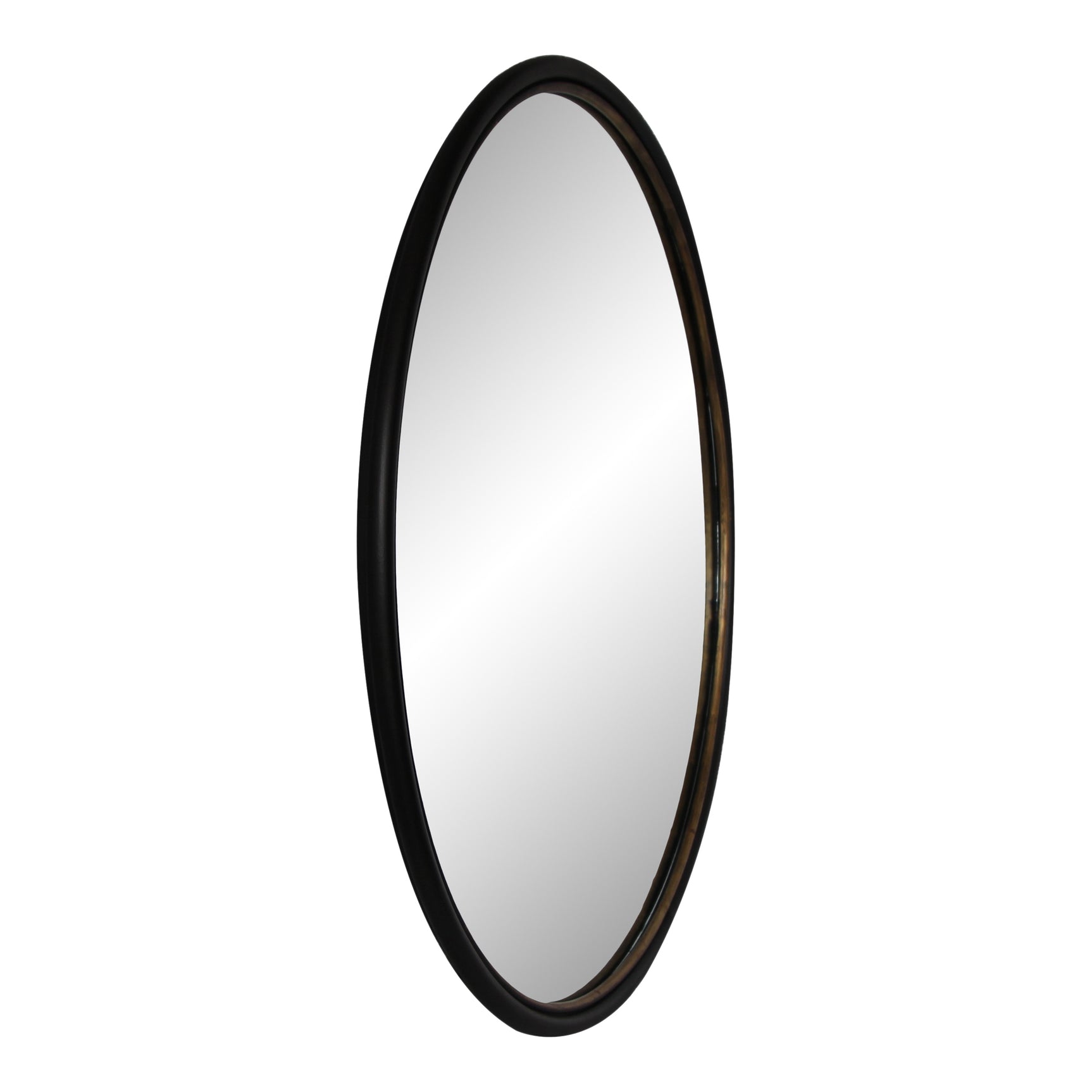 Sax Black Round Mirror - Ornate Home