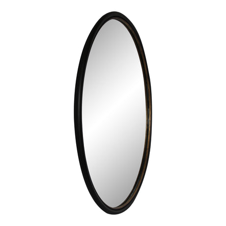 Sax Black Round Mirror - Ornate Home