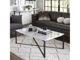 Saxon Coffee Table in Matte Black - Ornate Home