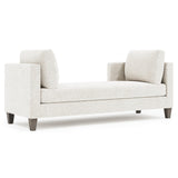 Saxon Mocha Chaise Without Pillows - Ornate Home