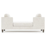Saxon Mocha Chaise Without Pillows - Ornate Home