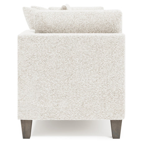 Saxon White/Cream Fabric Chaise - Ornate Home