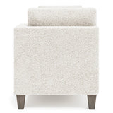 Saxon White/Cream Fabric Chaise - Ornate Home