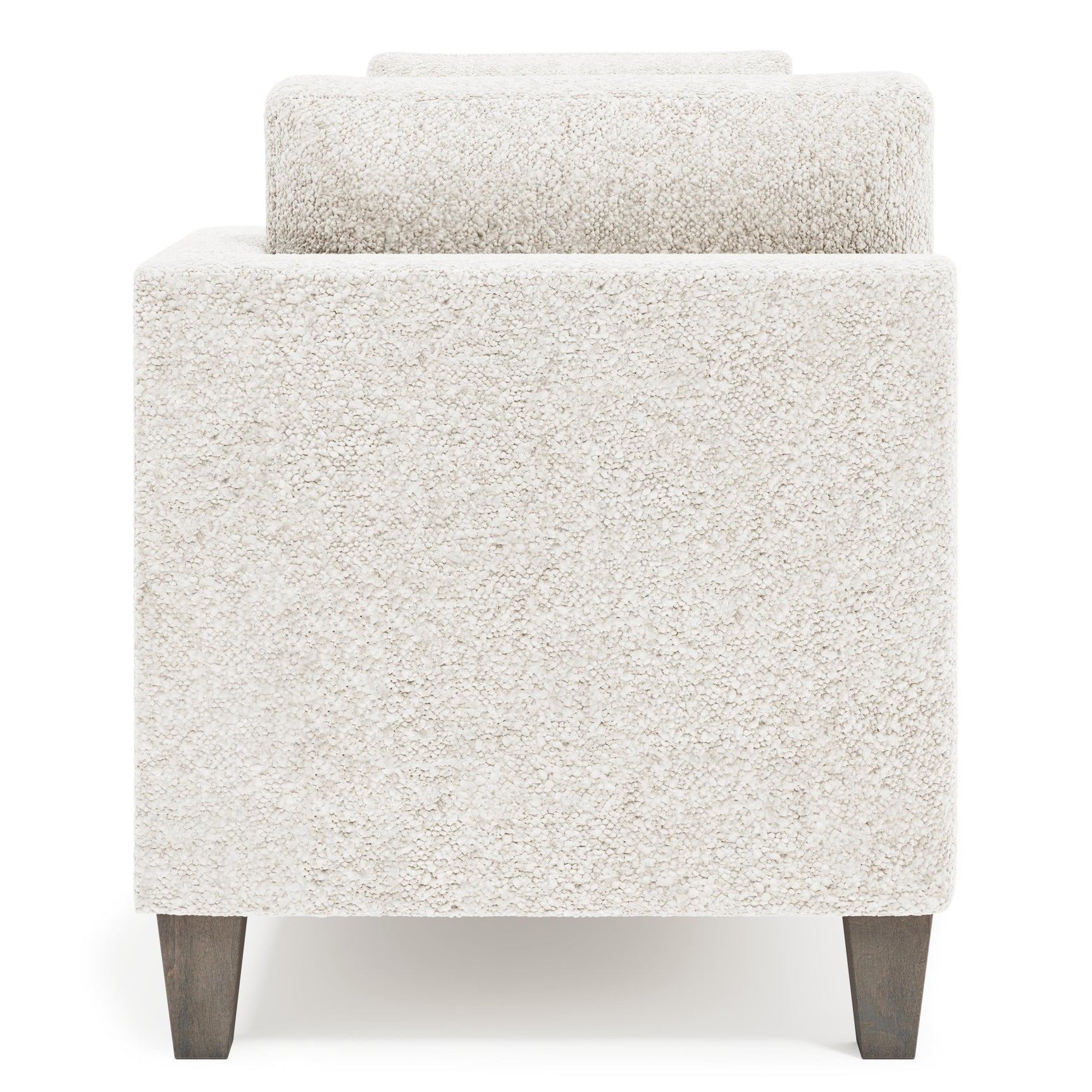 Saxon White/Cream Fabric Chaise - Ornate Home