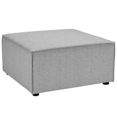Saybrook Gray 7-Piece Outdoor Patio Upholstered Sectional Sofa - Ornate Home