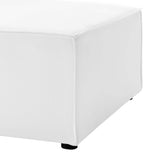 Saybrook White 3-Piece Outdoor Patio Upholstered Sectional Sofa - Ornate Home