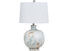Saylor Green/Orange Table Lamp - Ornate Home